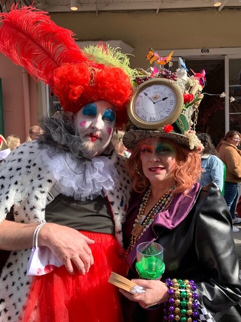 The Queen of Hearts and the Mad Hatter