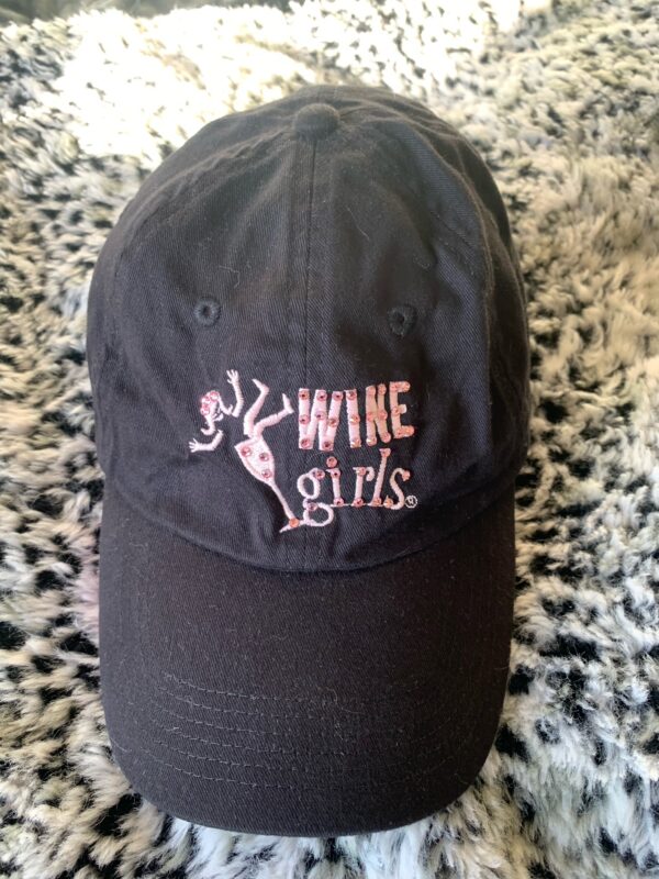 Winegirls Black Hat Front